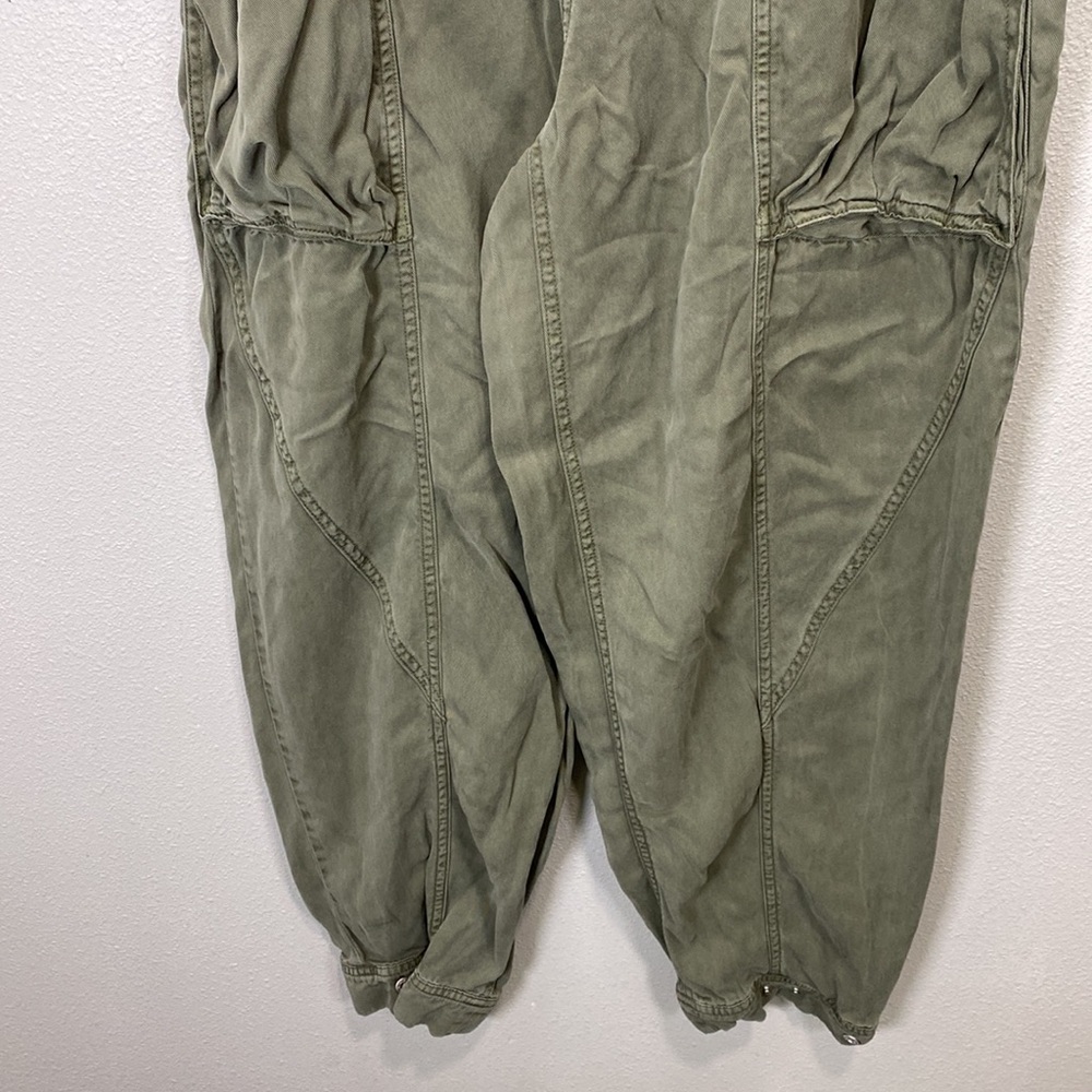 Urban outfitters pants cargo green jogger wide - Picture 3 of 12